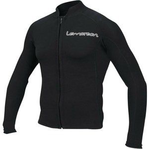 Men’s 2mm Wetsuit Black Top Long Sleeve Size Small